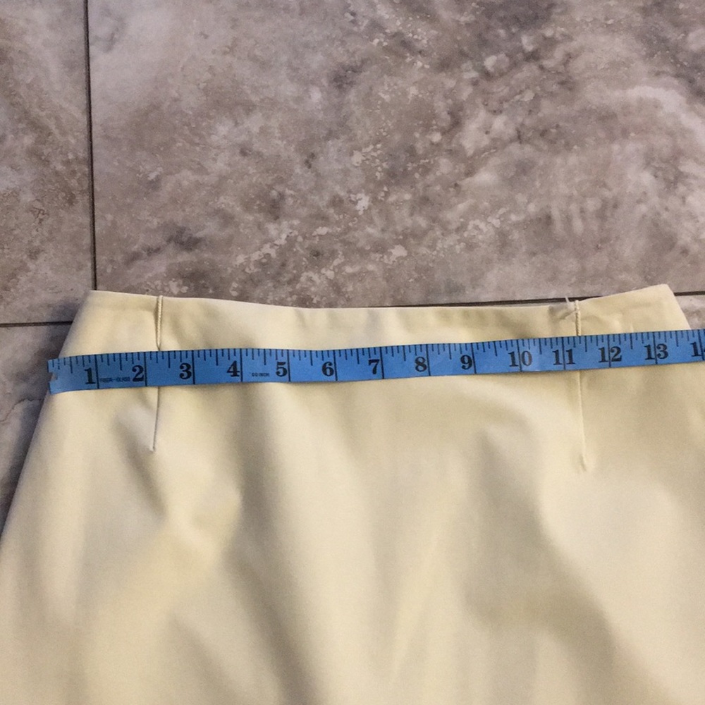 Prada EUC STRETCH cream PENCIL SHEATH skirt size 42 - Picture 3 of 6